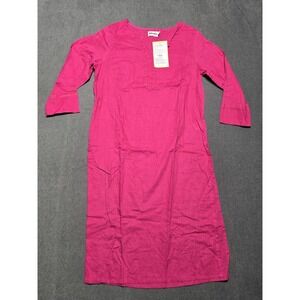 Fabindia Women's Pink Kurta Knee Length Dress Indian Made with Pride‎ Size M New